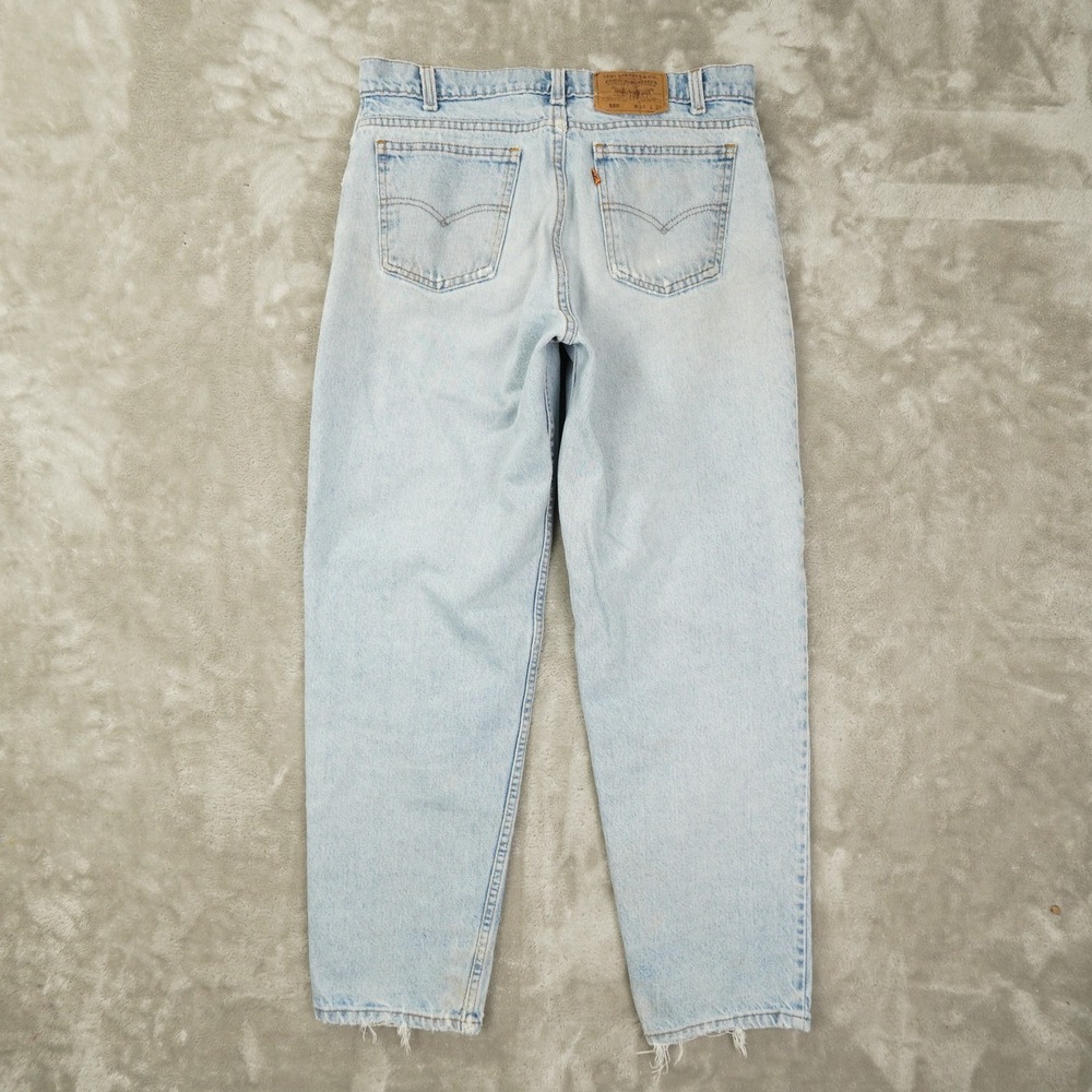 Levi's 550 Vtg 1985 Orange Tab Jeans Mens 34x30 (32x28.5) Made in USA Distressed - Picture 5 of 11